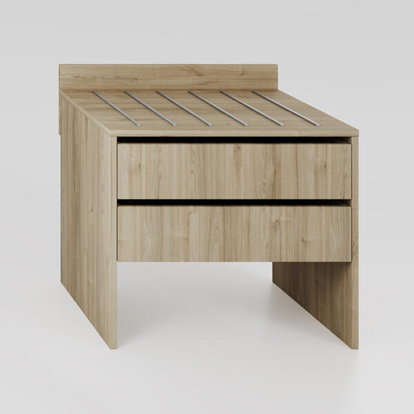 Luggage Rack Urban 900 2 Drawer Handle